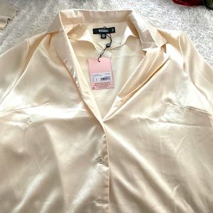 Satin Top-Misguided NEVER WORN